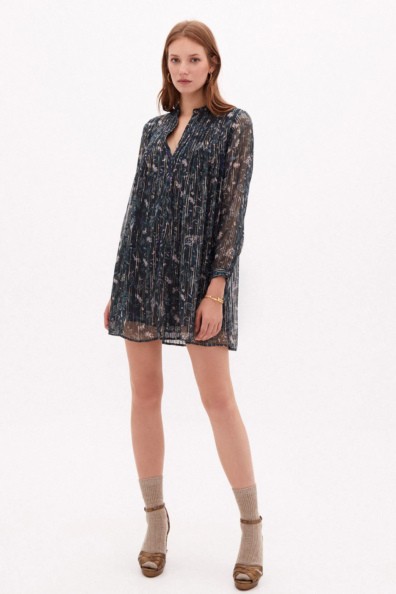 Carole Vestido Corto Estampado Con Lurex^Hoss Intropia Fashion