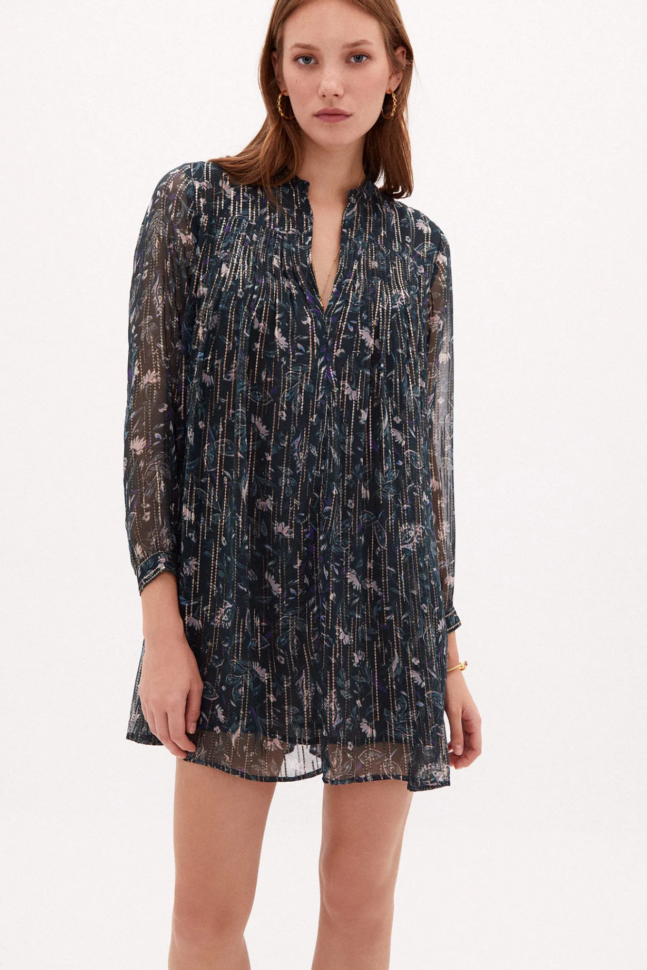 Carole Vestido Corto Estampado Con Lurex^Hoss Intropia Fashion
