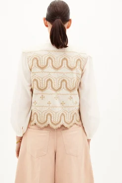 Casandra Chaleco Rustico Bordado^Hoss Intropia Outlet