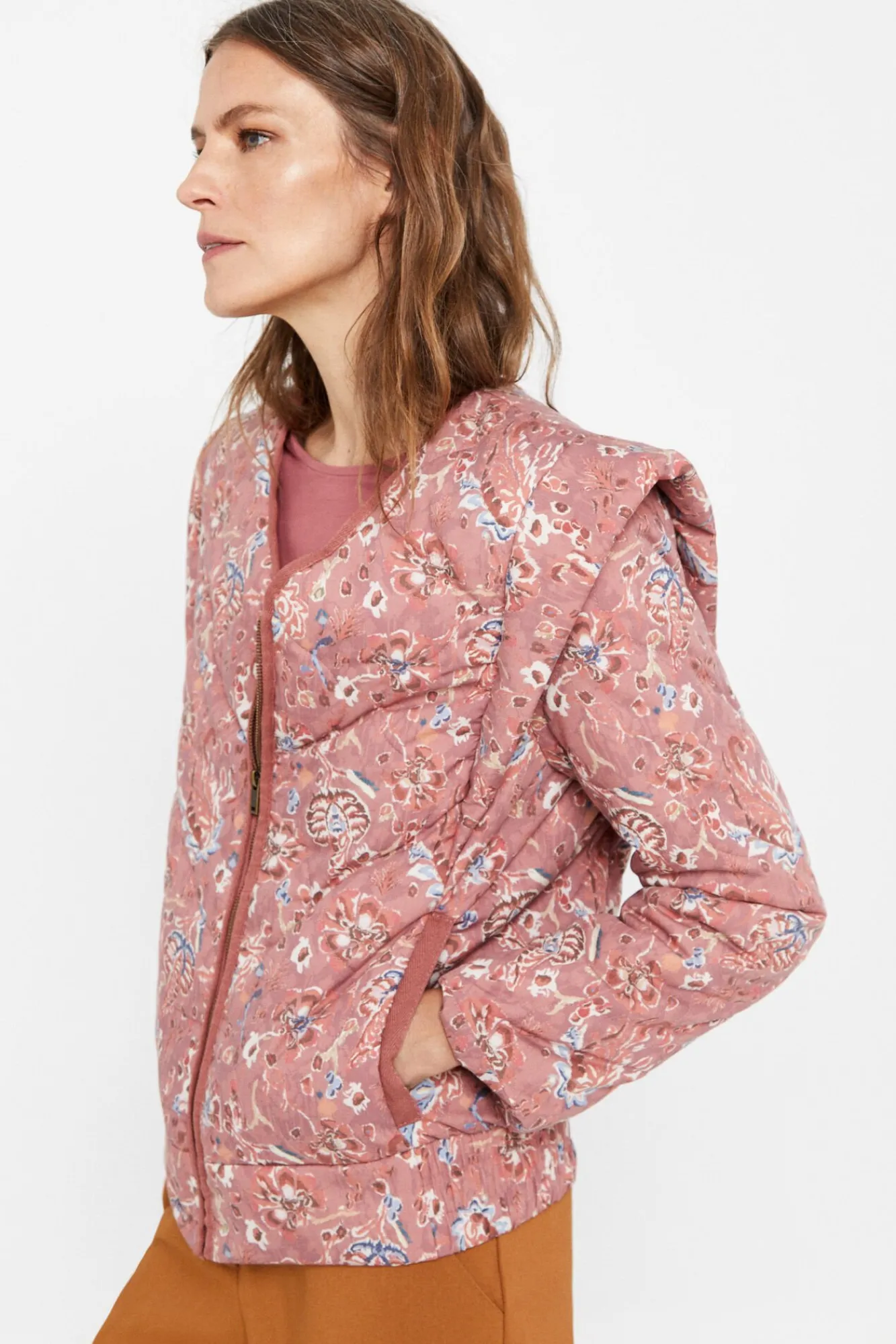 Cazadora Acolchada Estampada^Cortefiel Shop