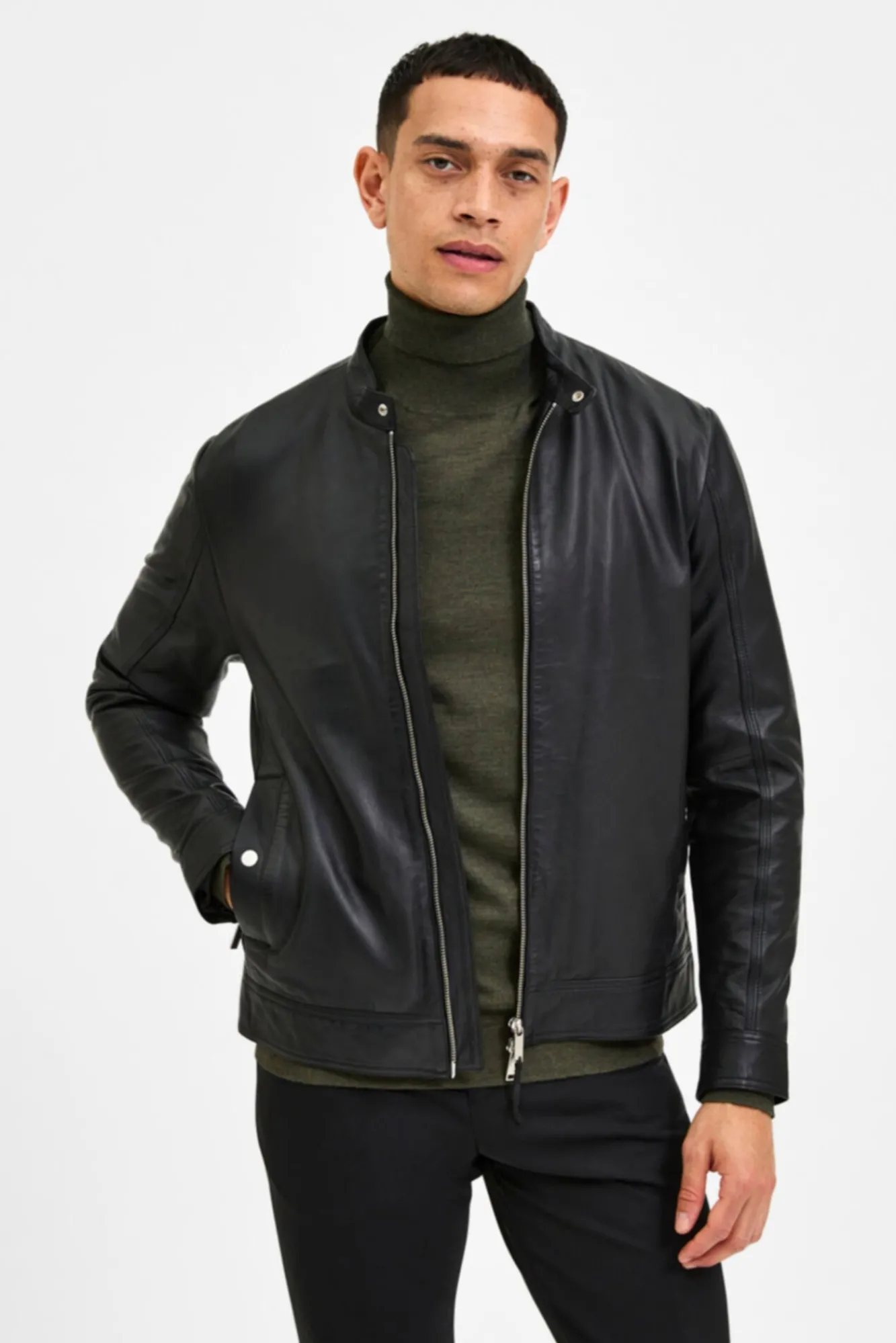 Cazadora De Piel^Selected Shop