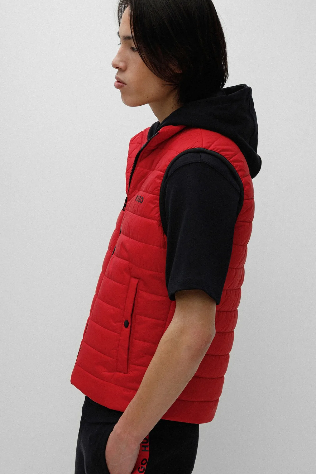 Chaleco Acolchado Cierre Con Cremallera^HUGO Fashion