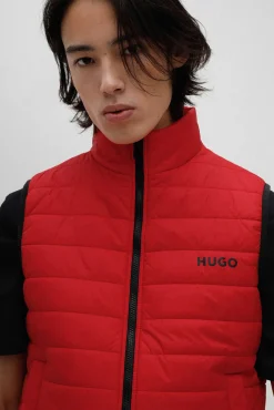 Chaleco Acolchado Cierre Con Cremallera^HUGO Fashion