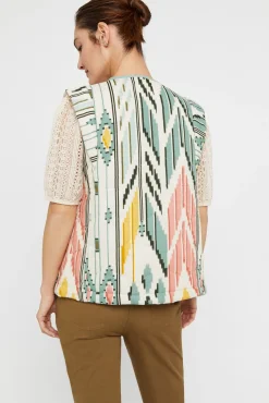 Chaleco Acolchado Estampado^Cortefiel Shop