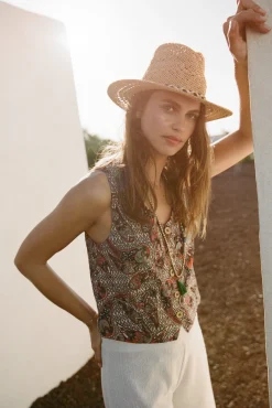 Chaleco En Sangalo Estampado^Slowlove Flash Sale