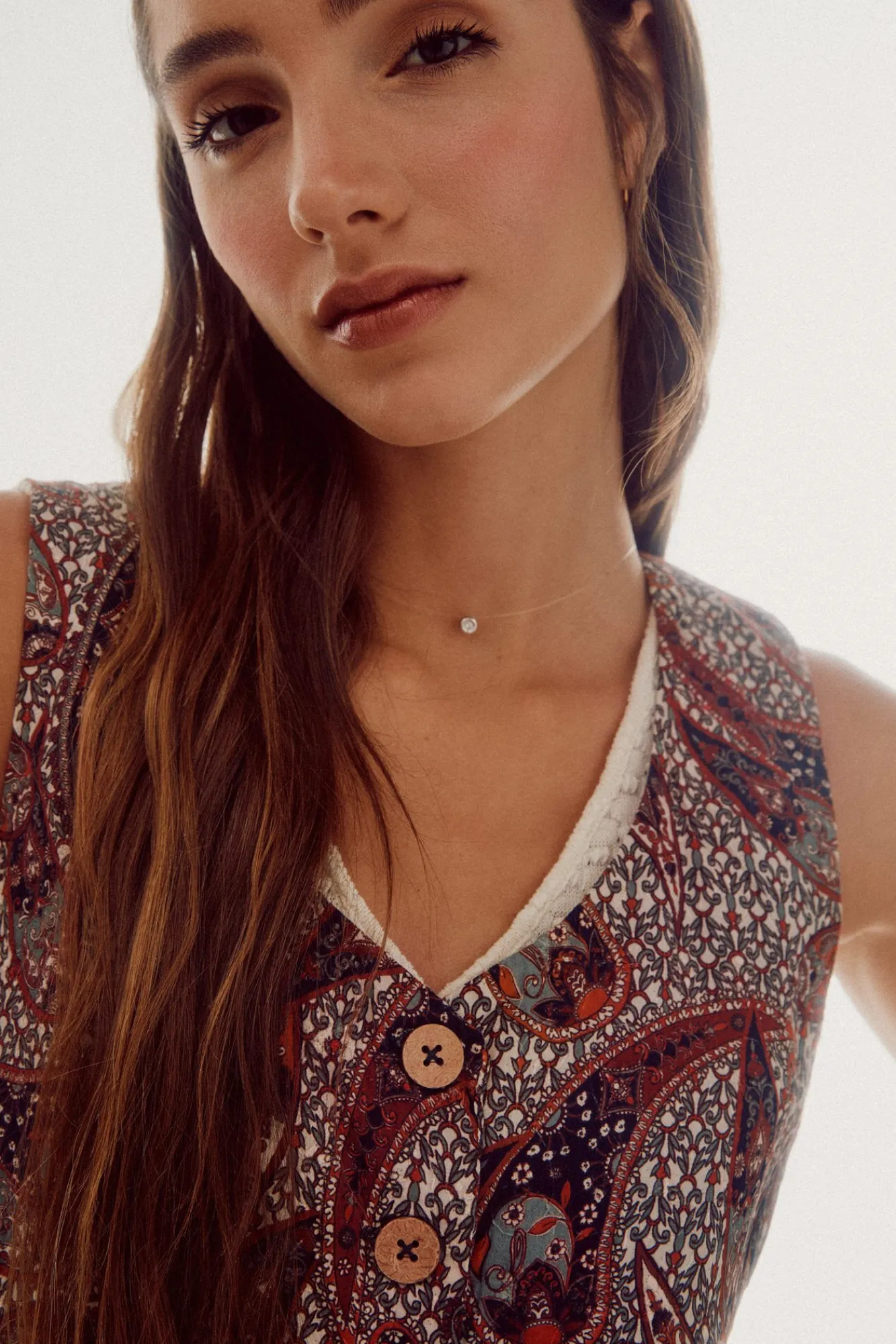 Chaleco En Sangalo Estampado^Slowlove Flash Sale