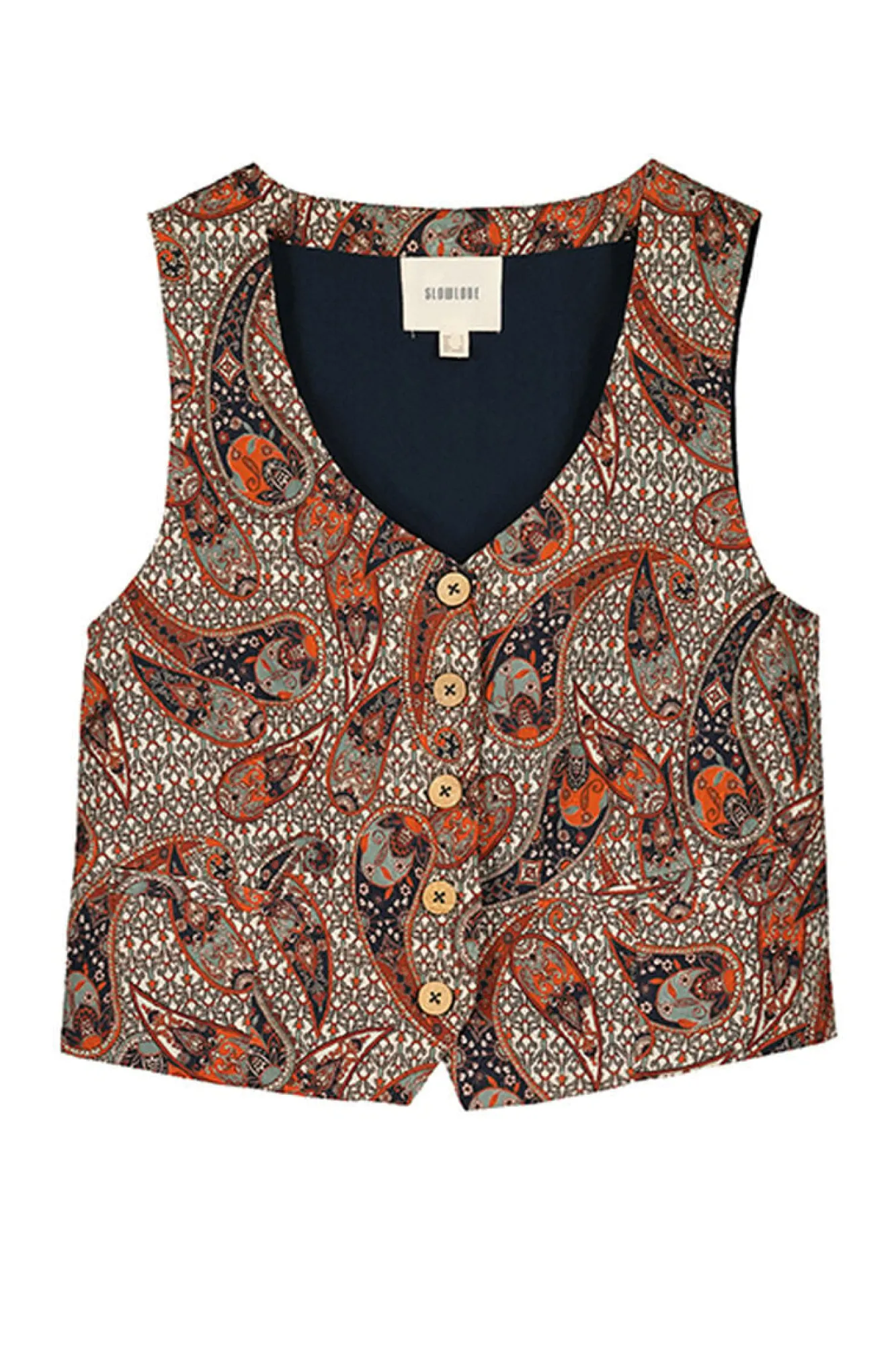 Chaleco En Sangalo Estampado^Slowlove Flash Sale