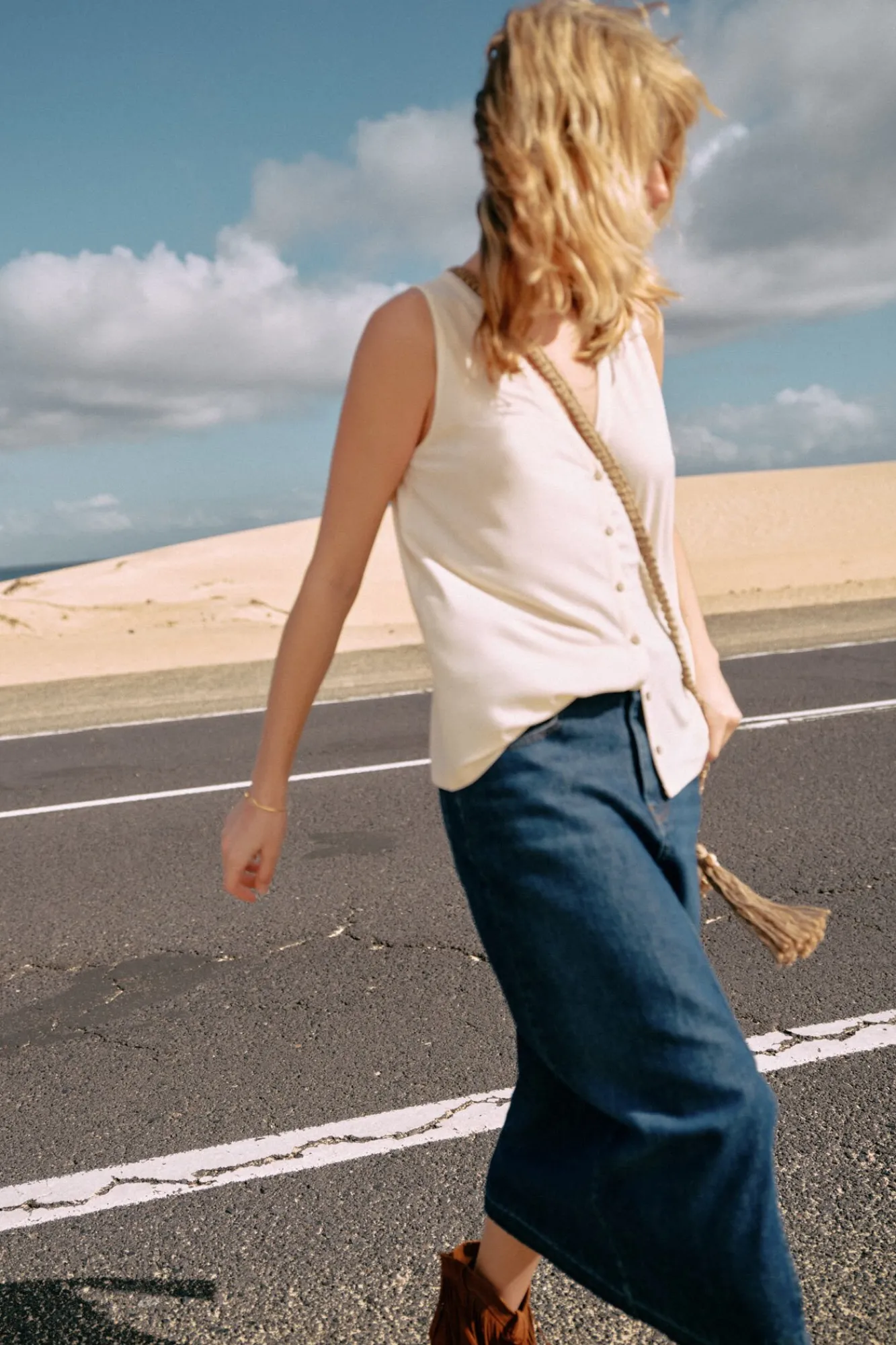 Chaleco Fluido De Punto^Slowlove Best Sale