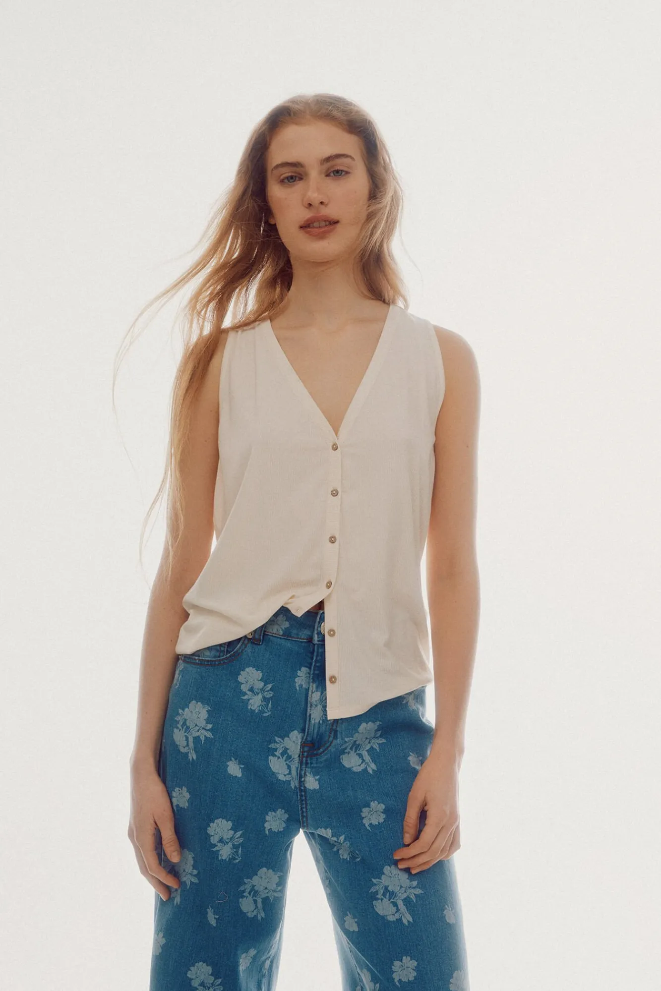Chaleco Fluido De Punto^Slowlove Best Sale