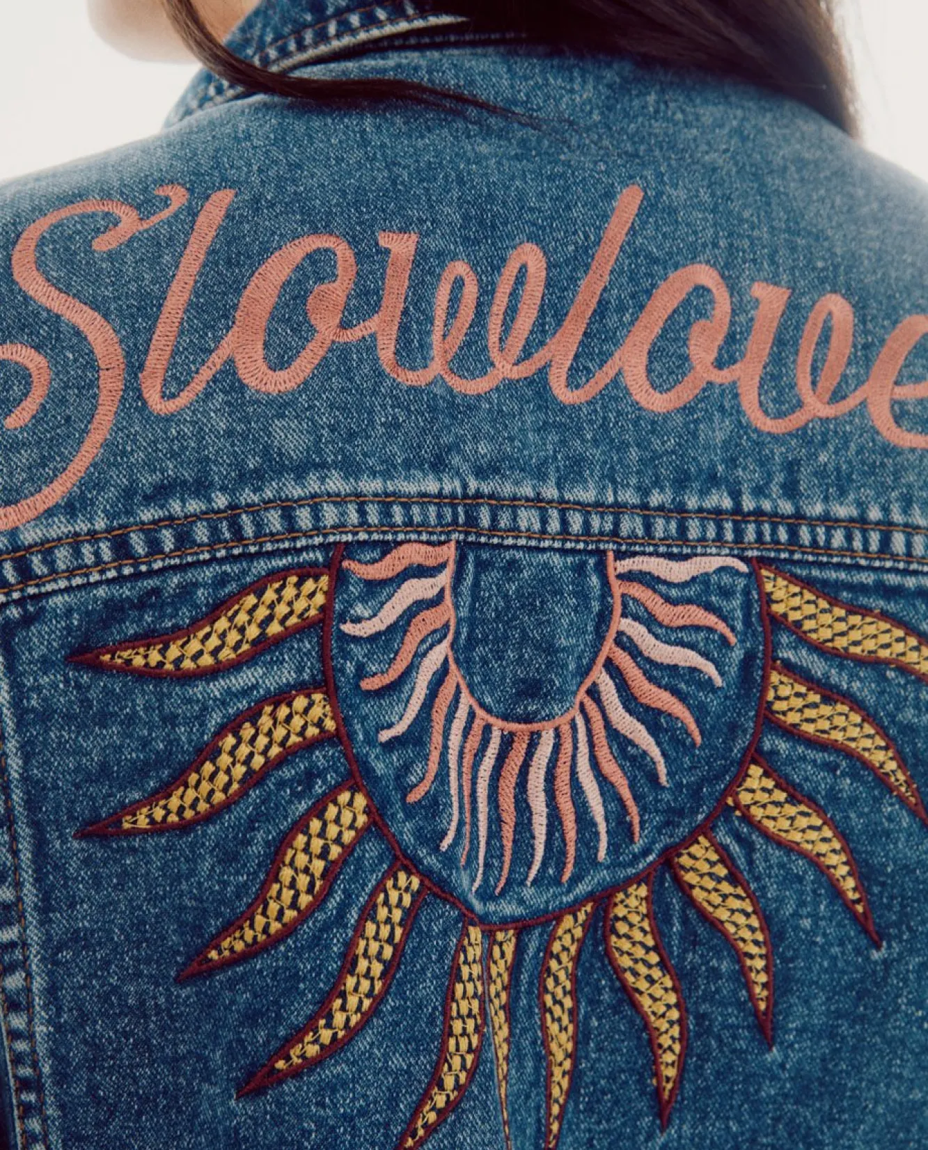 Chaleco Vaquero Bordado^Slowlove Online