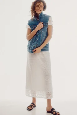 Chaleco Vaquero Bordado^Slowlove Online