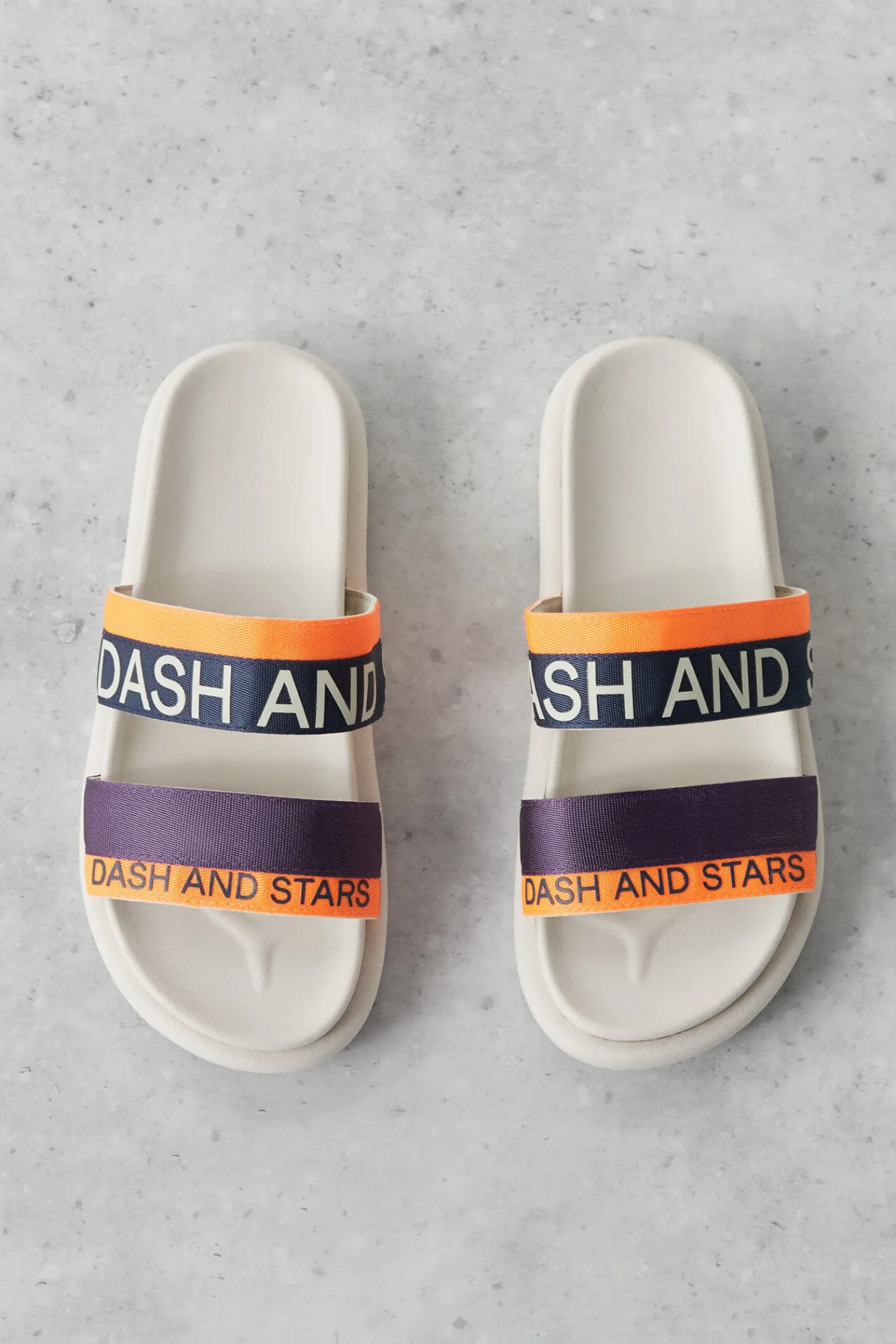 Chanclas Tiras Logo Naranja^Dash and Stars Sale