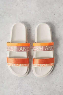 Chanclas Tiras Logo Naranja^Dash and Stars Cheap