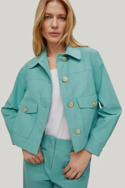 Chaqueta Corta Bolsillos Plastron^Pedro del Hierro New