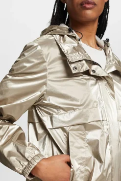 Chaqueta Corta Impermeable Metalizada^Esprit Cheap