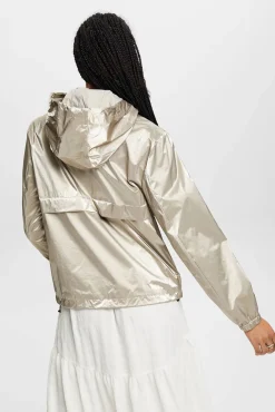 Chaqueta Corta Impermeable Metalizada^Esprit Cheap