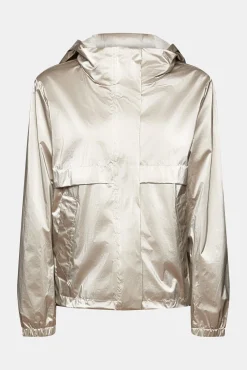 Chaqueta Corta Impermeable Metalizada^Esprit Cheap