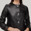 Chaqueta De Piel Con Botones Joya^Pedro del Hierro Best Sale