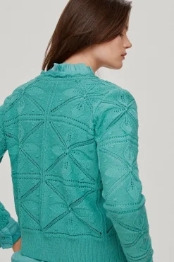 Chaqueta Punto Con Rosetones Flor^Pedro del Hierro Cheap