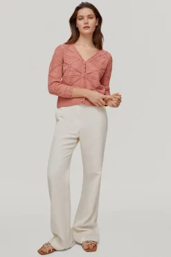Chaqueta Punto Con Rosetones Flor^Pedro del Hierro Sale