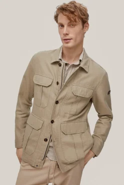 Chaqueta Sahariana Algodon Y Lino^Pedro del Hierro Sale