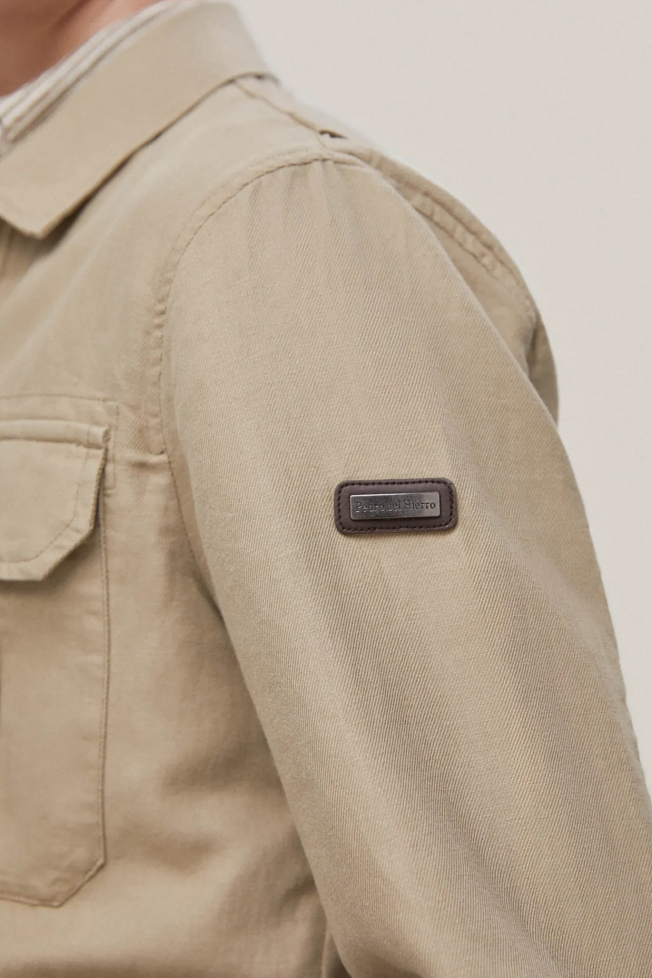 Chaqueta Sahariana Algodon Y Lino^Pedro del Hierro Sale