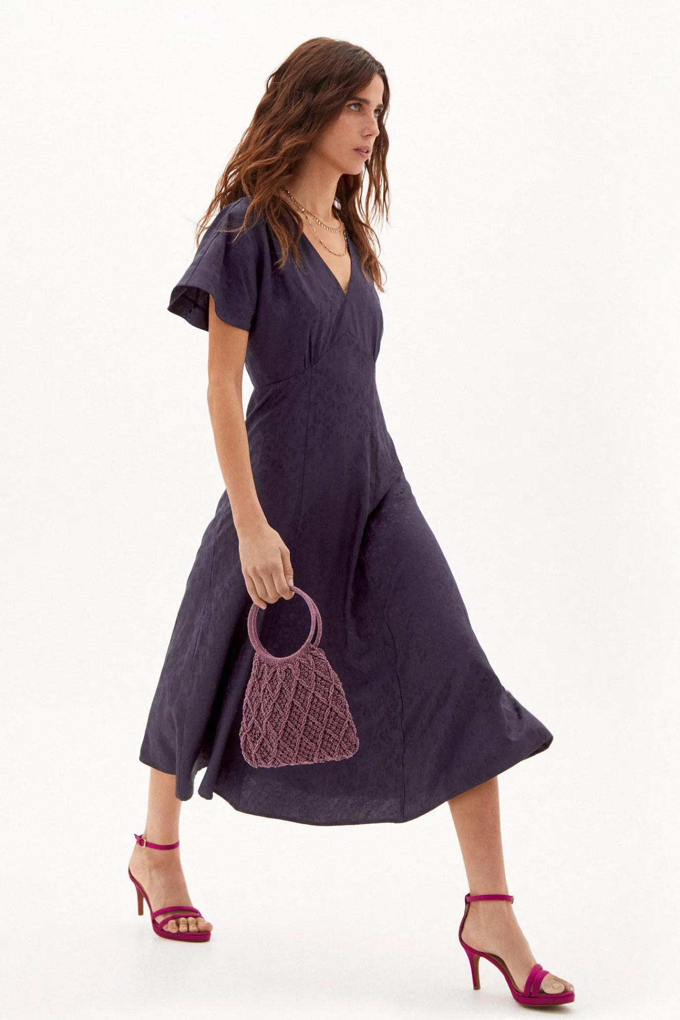 Chiara Vestido Midi Jacquard^Hoss Intropia Sale