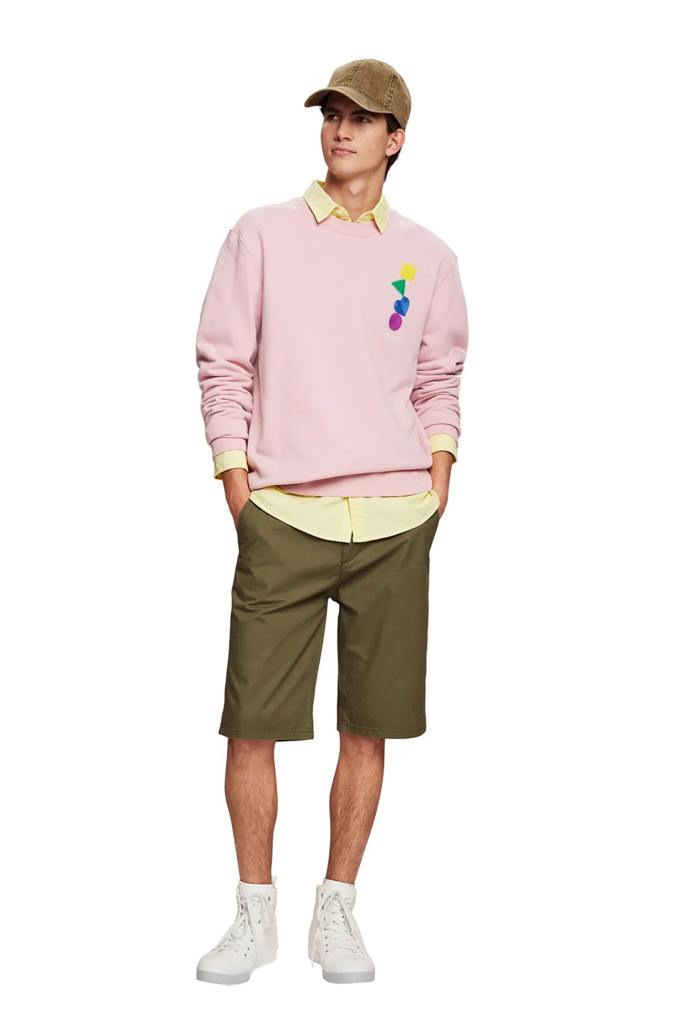Chino Bermuda 100% Algodon Sostenible^Esprit Online