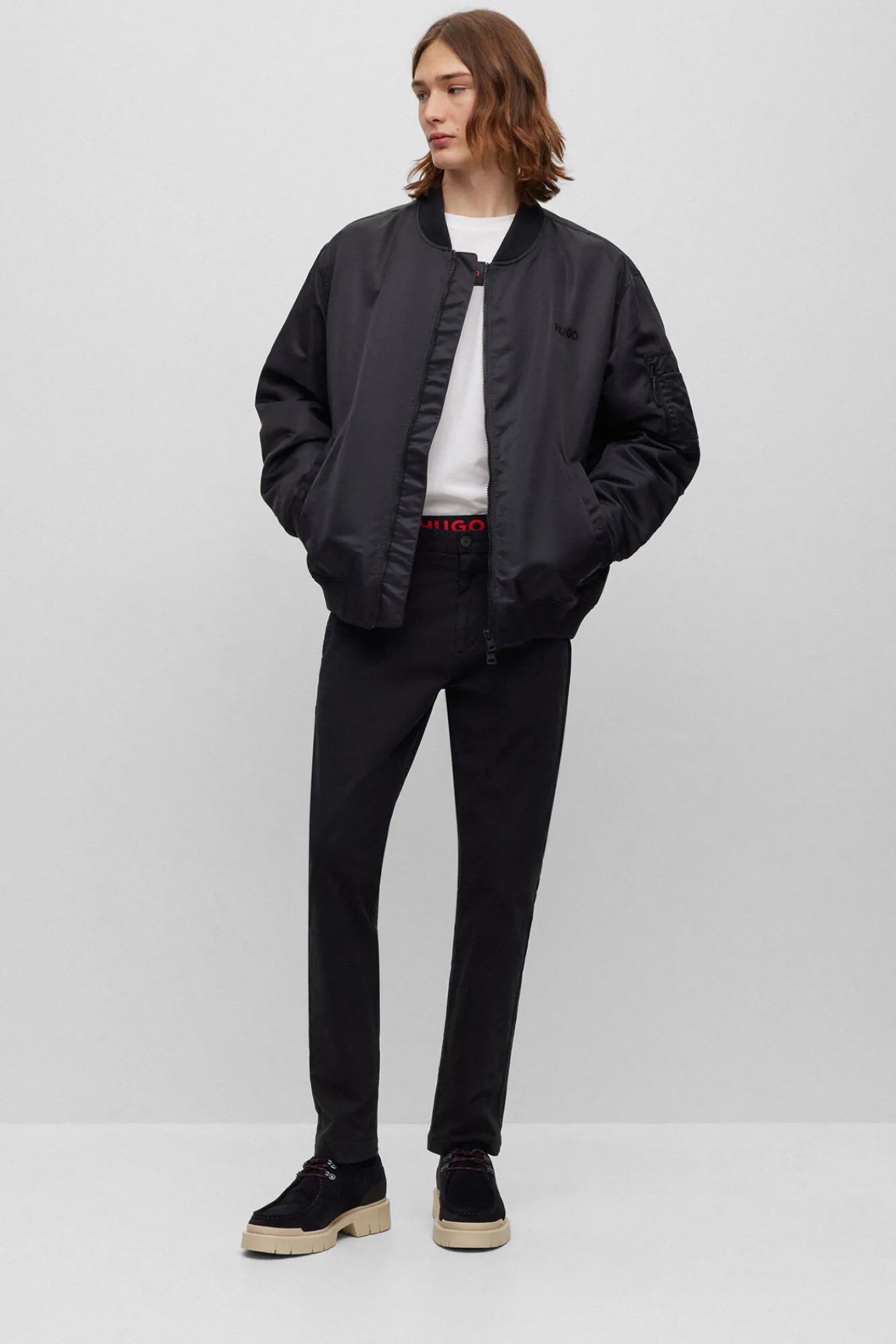 Chinos Ajustados Con Bolsillos^HUGO Fashion