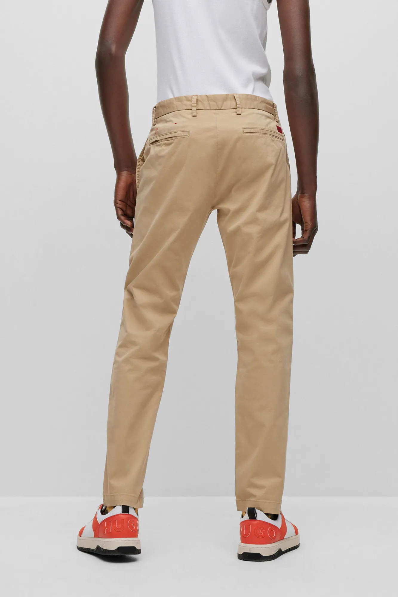 Chinos Ajustados Con Bolsillos^HUGO Best Sale