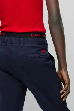 Chinos Ajustados Con Bolsillos^HUGO Sale
