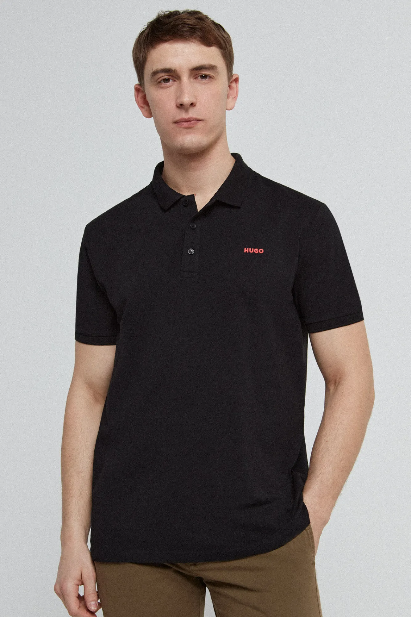 Chinos Ajustados Con Bolsillos^HUGO Cheap