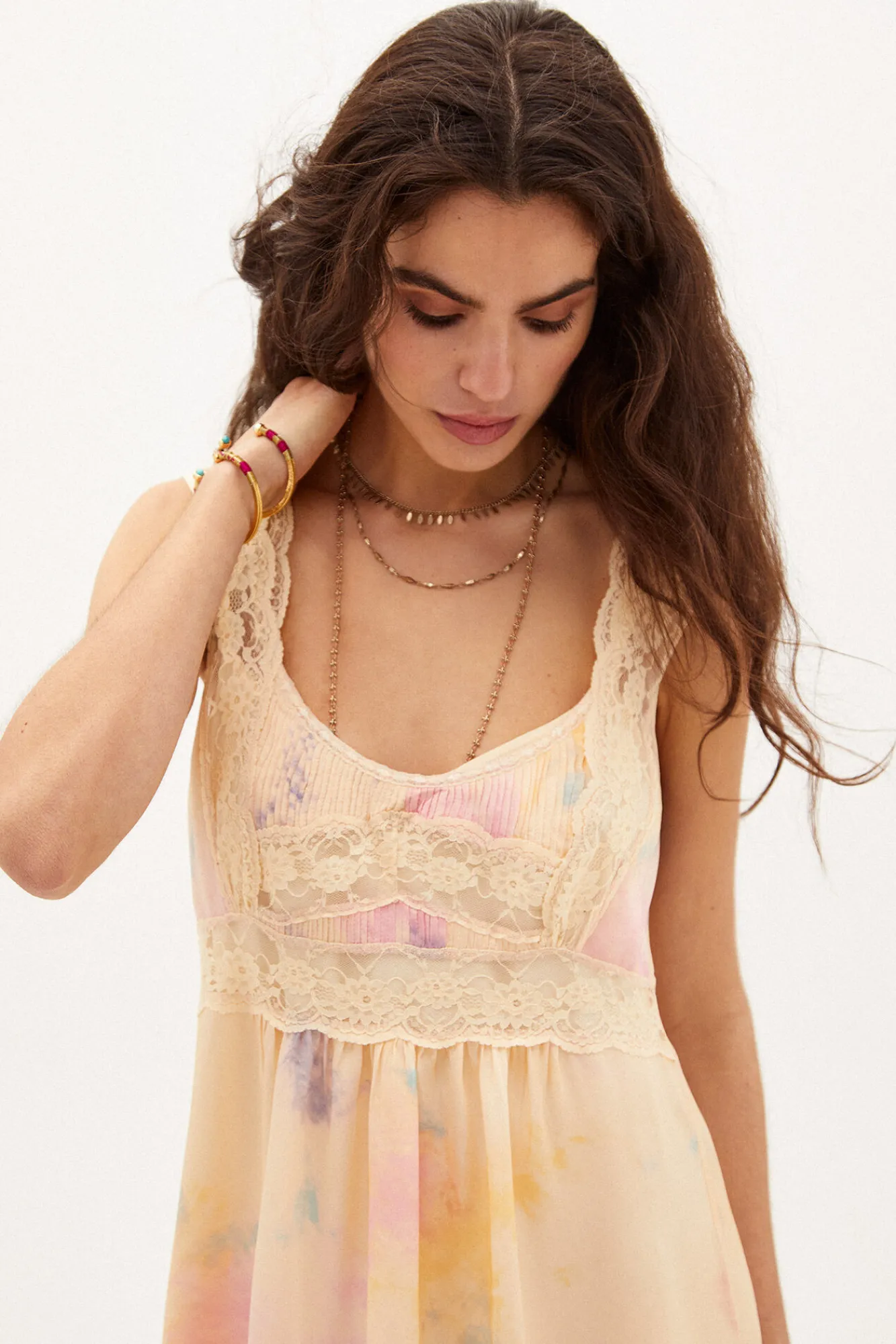 Cintia. Vestido Midi Estampado Tie Dye^Hoss Intropia Online