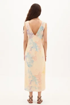 Cintia. Vestido Midi Estampado Tie Dye^Hoss Intropia Online