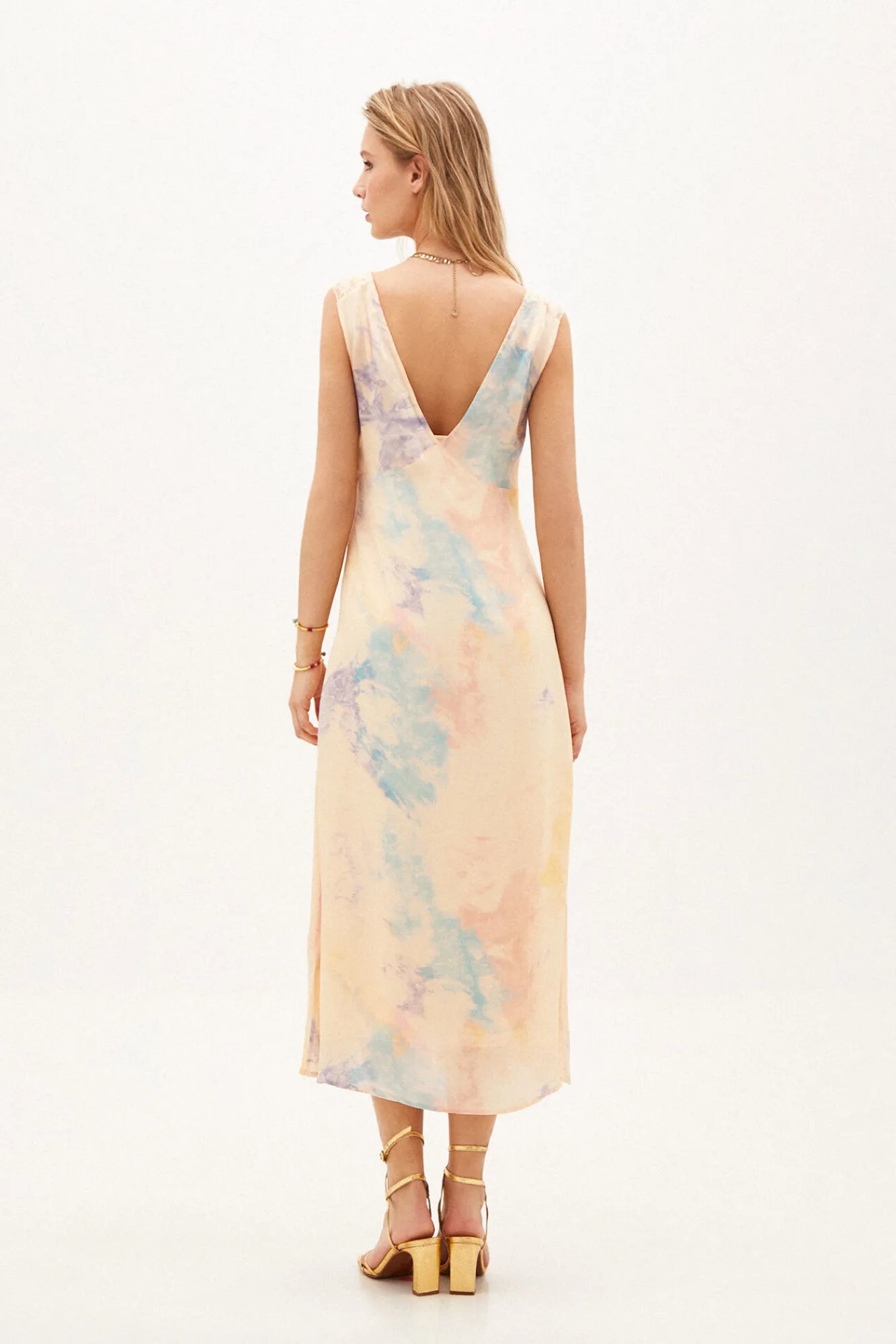 Cintia. Vestido Midi Estampado Tie Dye^Hoss Intropia Online