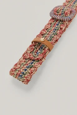 Cinturon Rafia Multicolor Con Hebilla Forrada^Pedro del Hierro Best