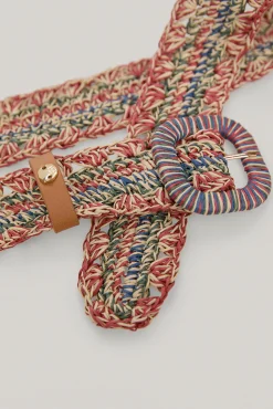 Cinturon Rafia Multicolor Con Hebilla Forrada^Pedro del Hierro Best