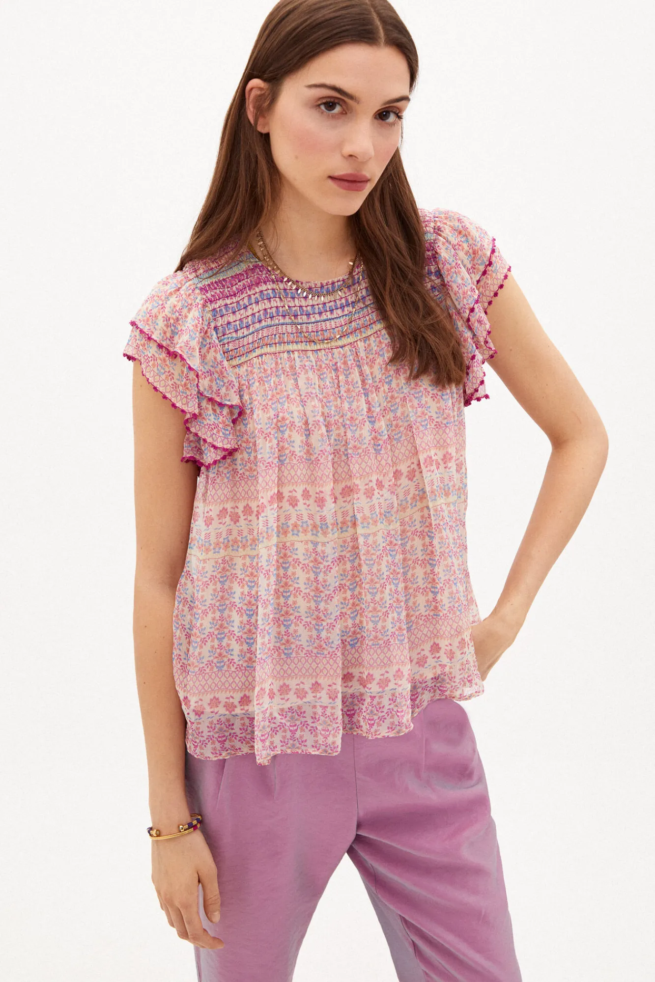 Coralie Top Fluido Estampado^Hoss Intropia Cheap