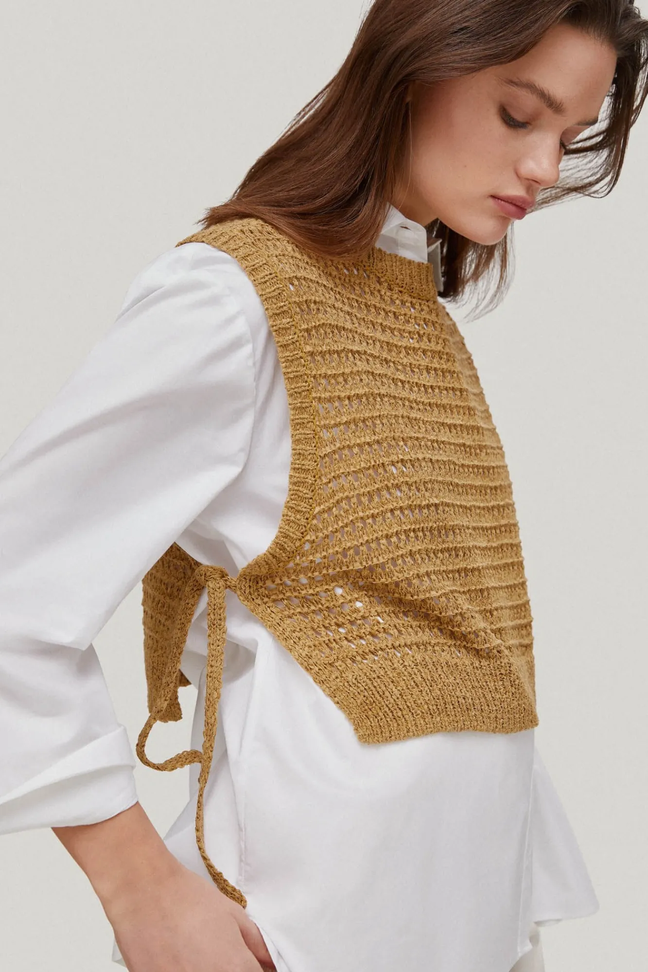 Cuello Chaleco Cintas Tricot^Pedro del Hierro Sale