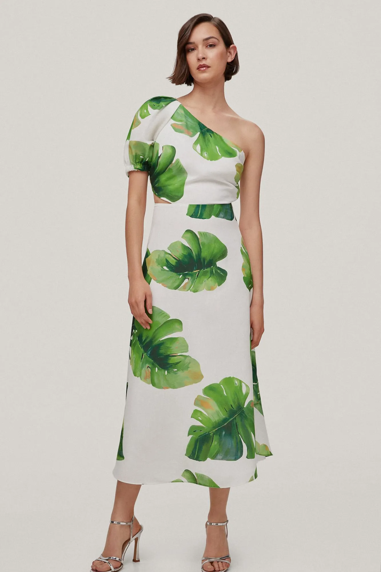 Dacil. Vestido Asimetrico Cut Out^TFP by Tamara Falco Cheap
