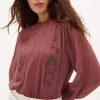 Danae Blusa Fluida Bordada^Hoss Intropia Cheap