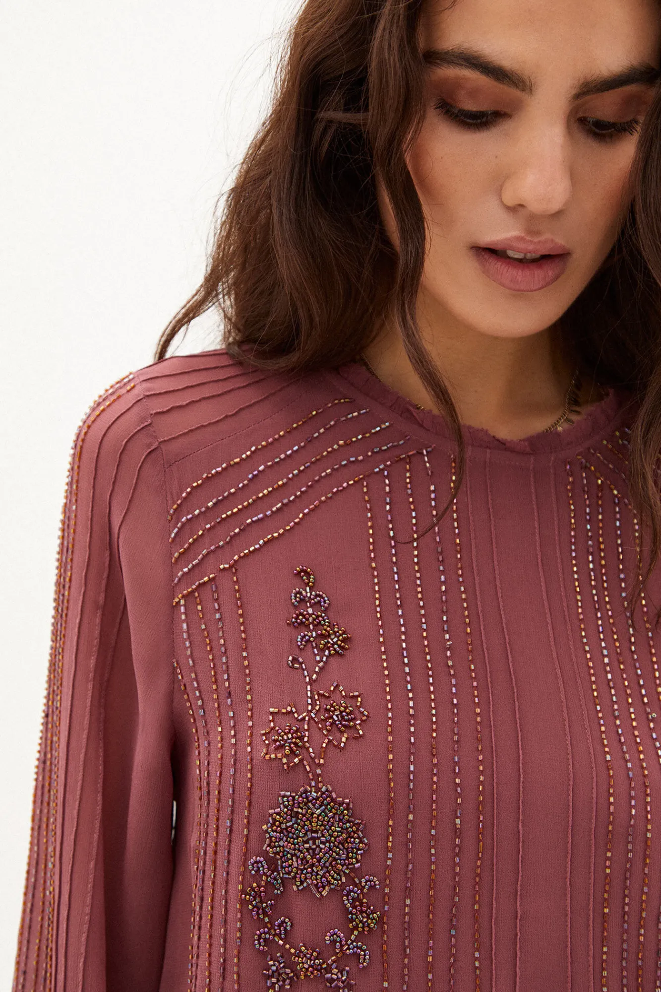 Danae Blusa Fluida Bordada^Hoss Intropia Cheap