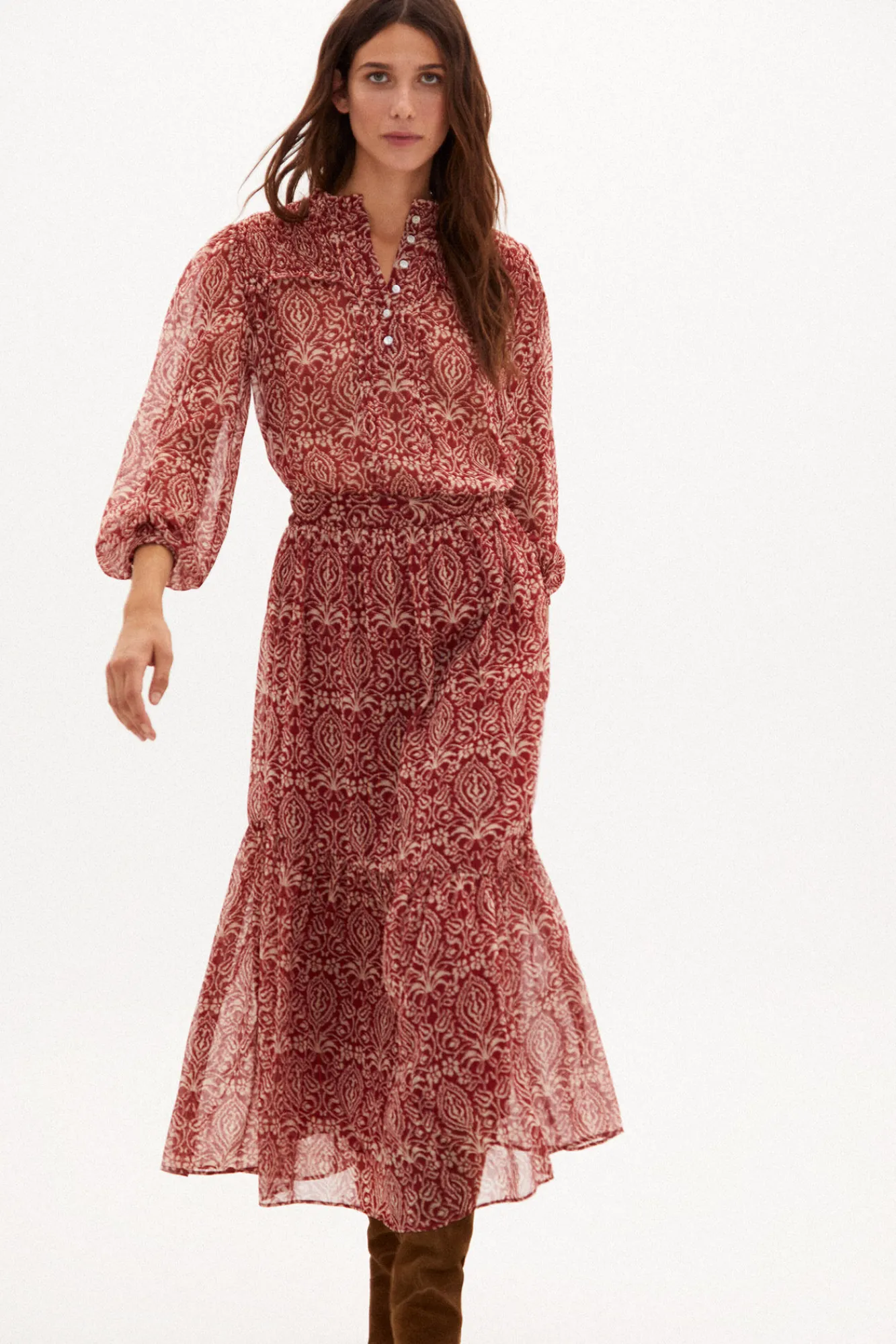 Daphne Falda Midi Estampada^Hoss Intropia Shop
