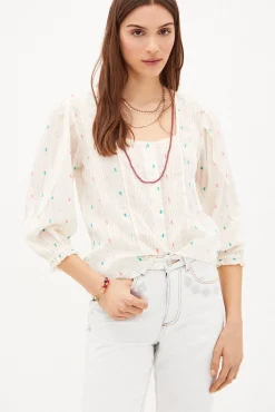 Duna Blusa Romantica De Algodon^Hoss Intropia Cheap