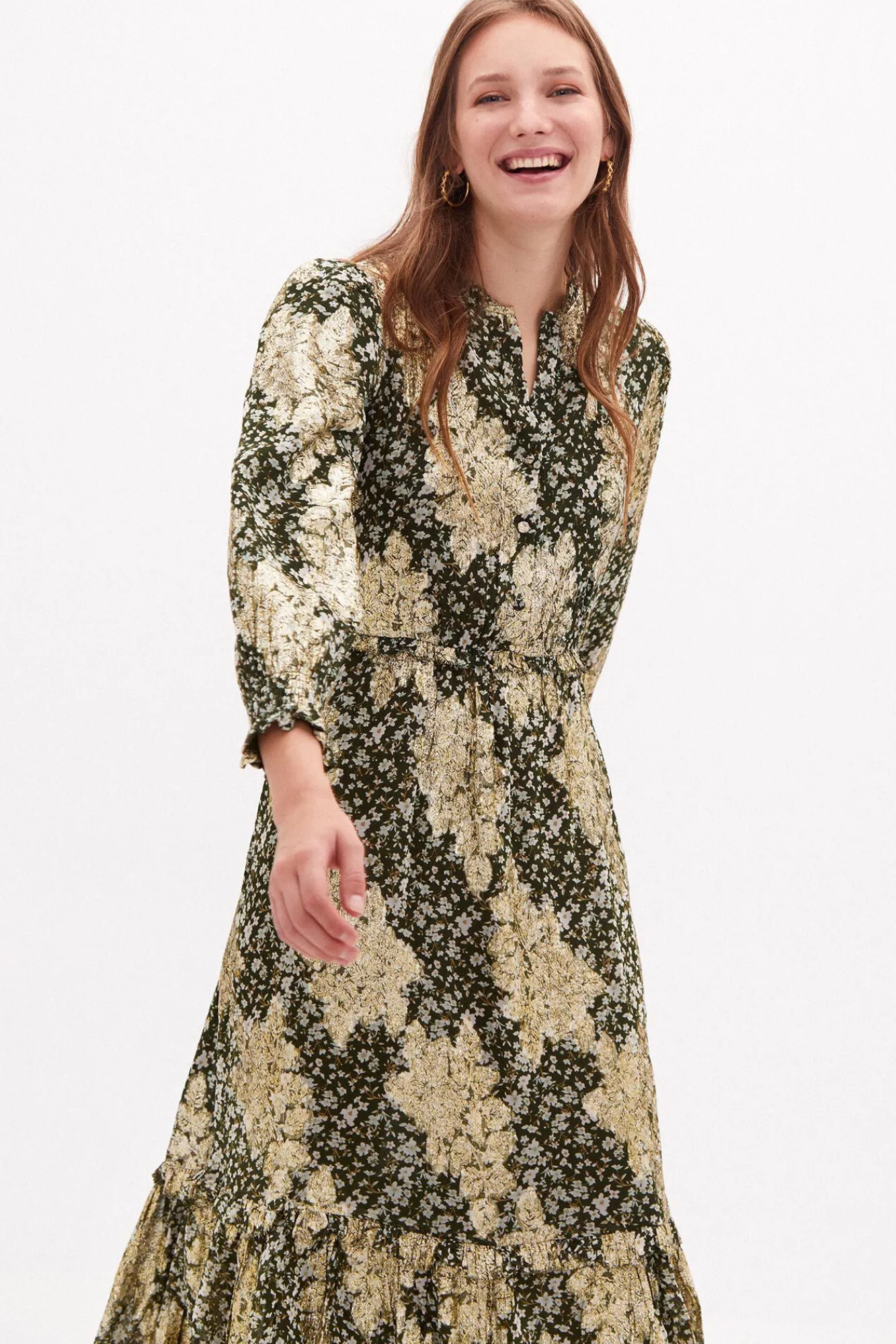 Edna Vestido Midi Estampado^Hoss Intropia Store