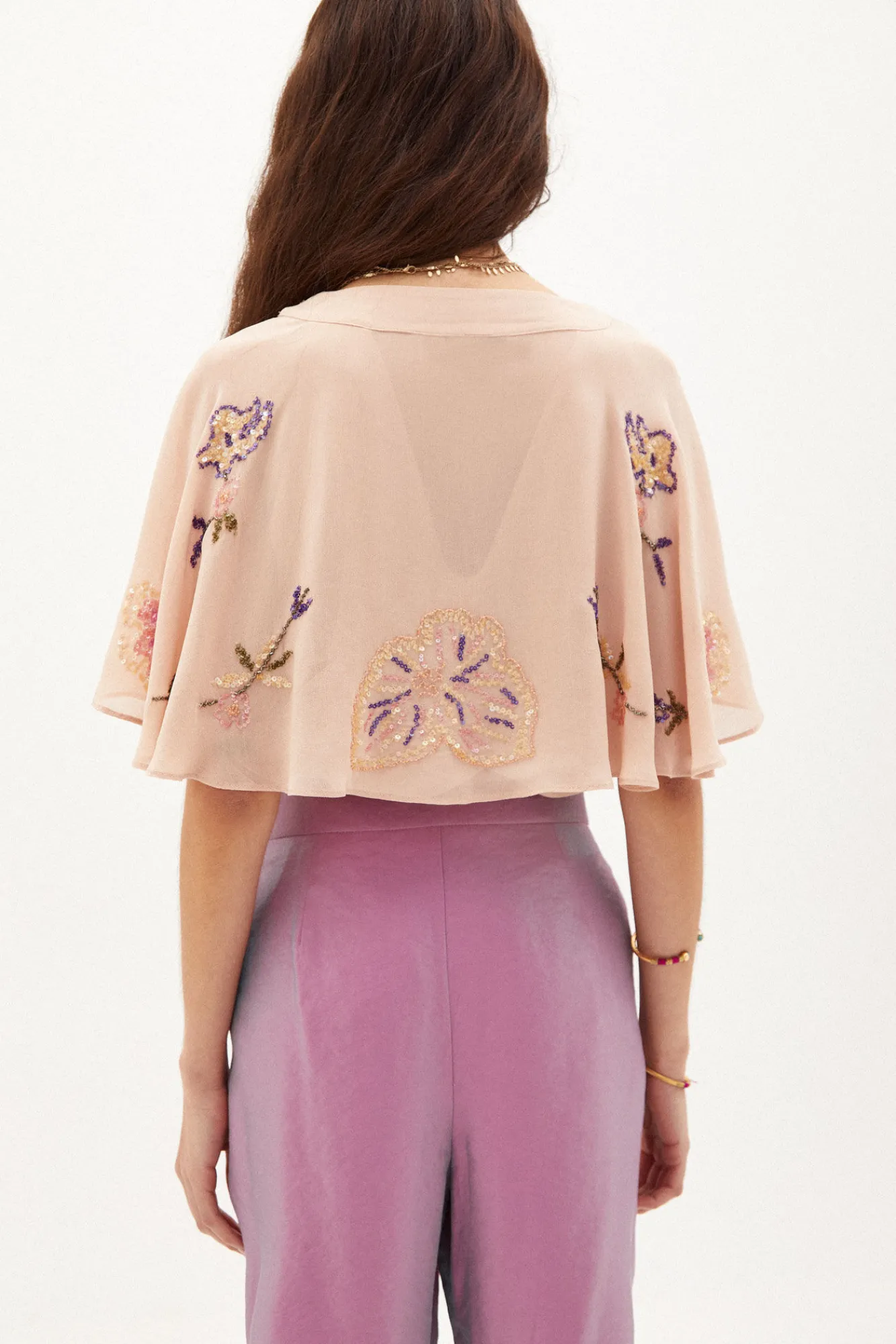 Elaina Blusa Bordada Con Abalorios^Hoss Intropia Shop