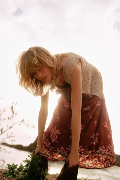 Falda Capa Midi Estampada^Slowlove Store
