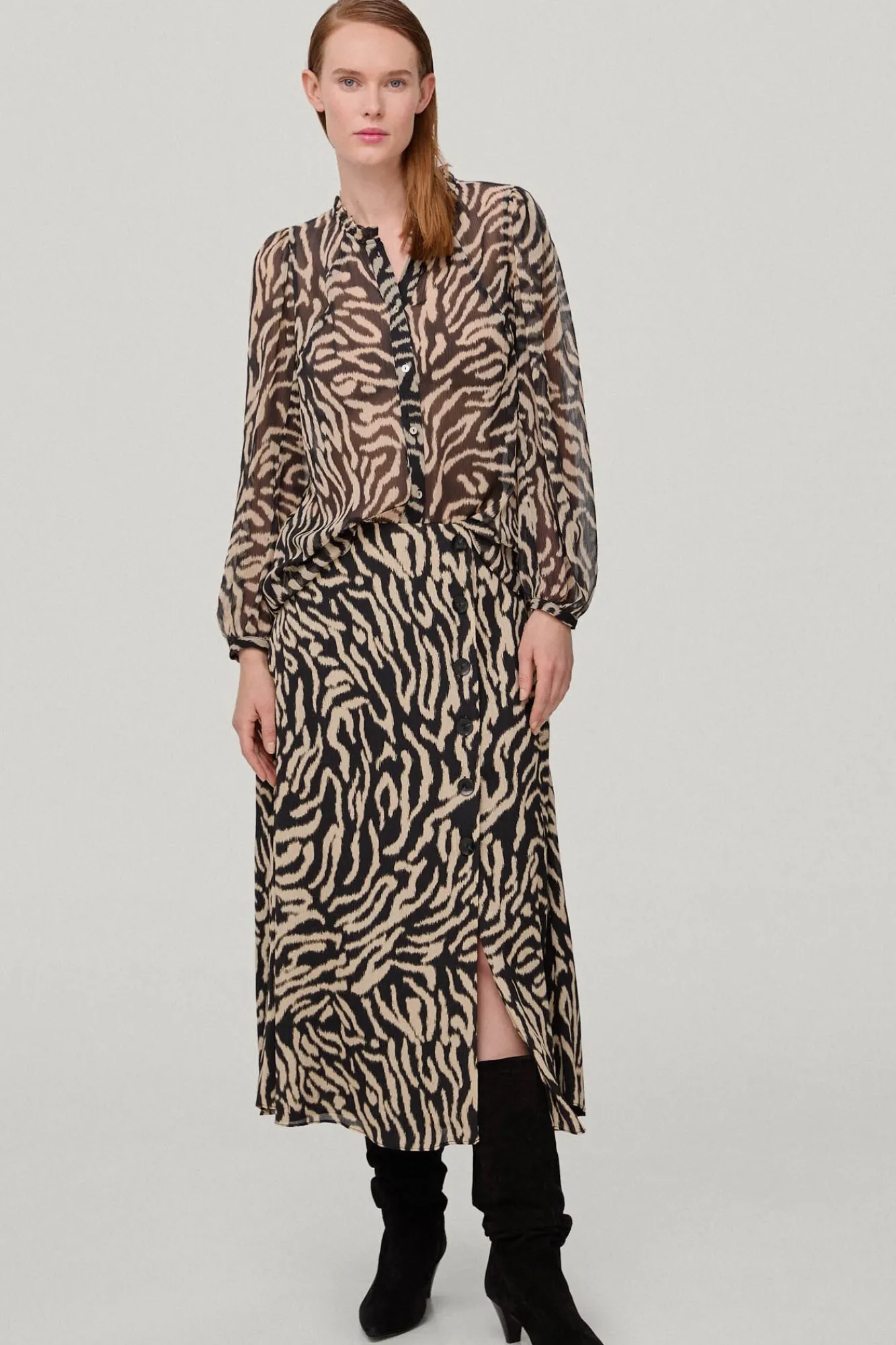 Falda Estampada Cebra^Pedro del Hierro Flash Sale