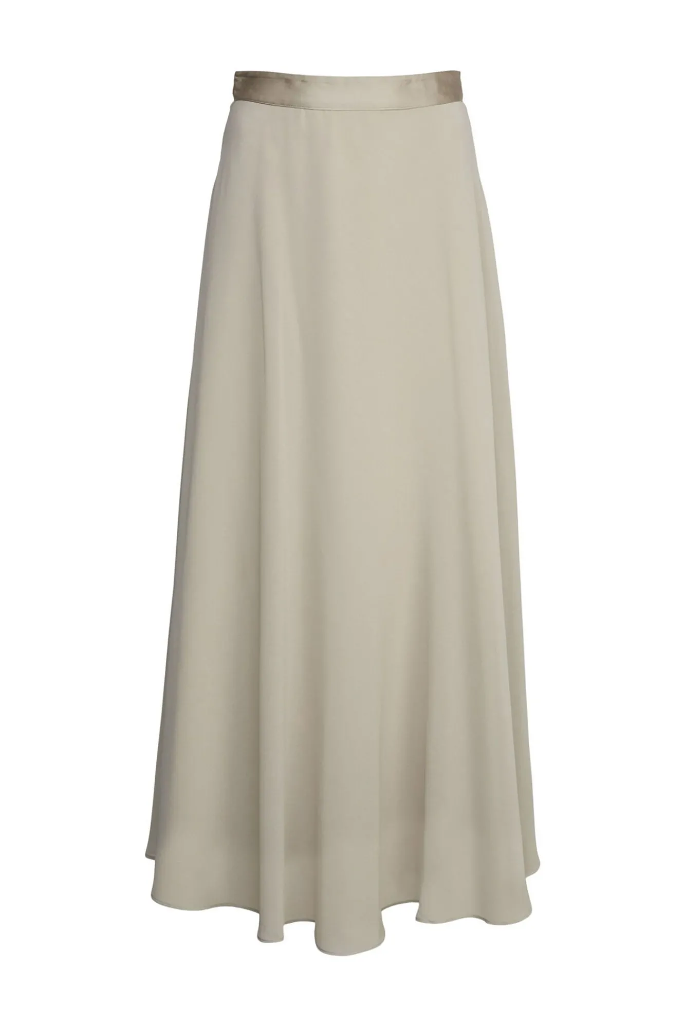 Falda Larga Chiffon Material Sostenible^Esprit Hot