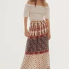 Falda Larga Fluida Estampada^Slowlove Fashion
